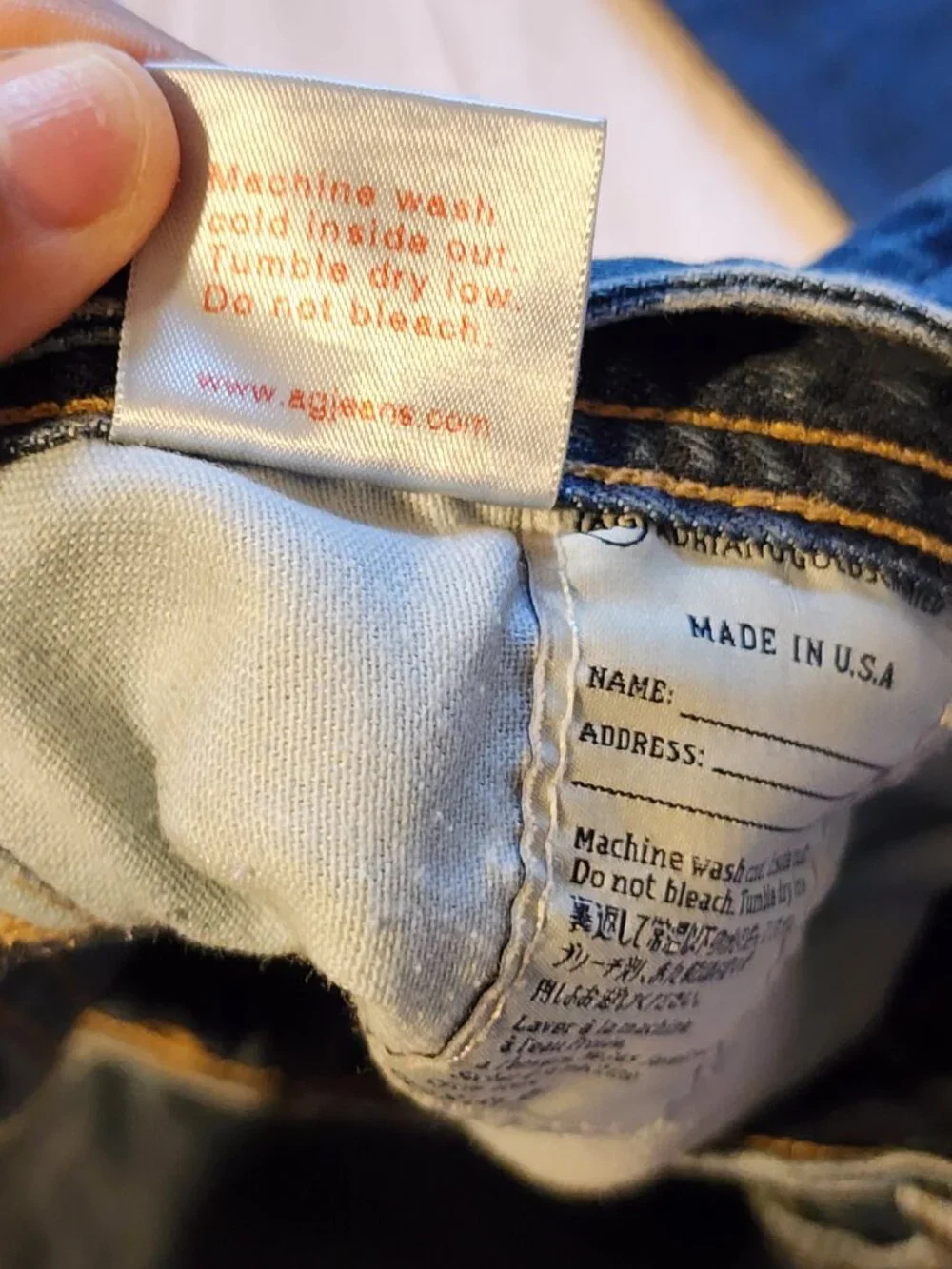 AG Adriano Goldschmied The Protégé Straight Leg Jeans Men's 30x32 Made in USA - Picture 10 of 14